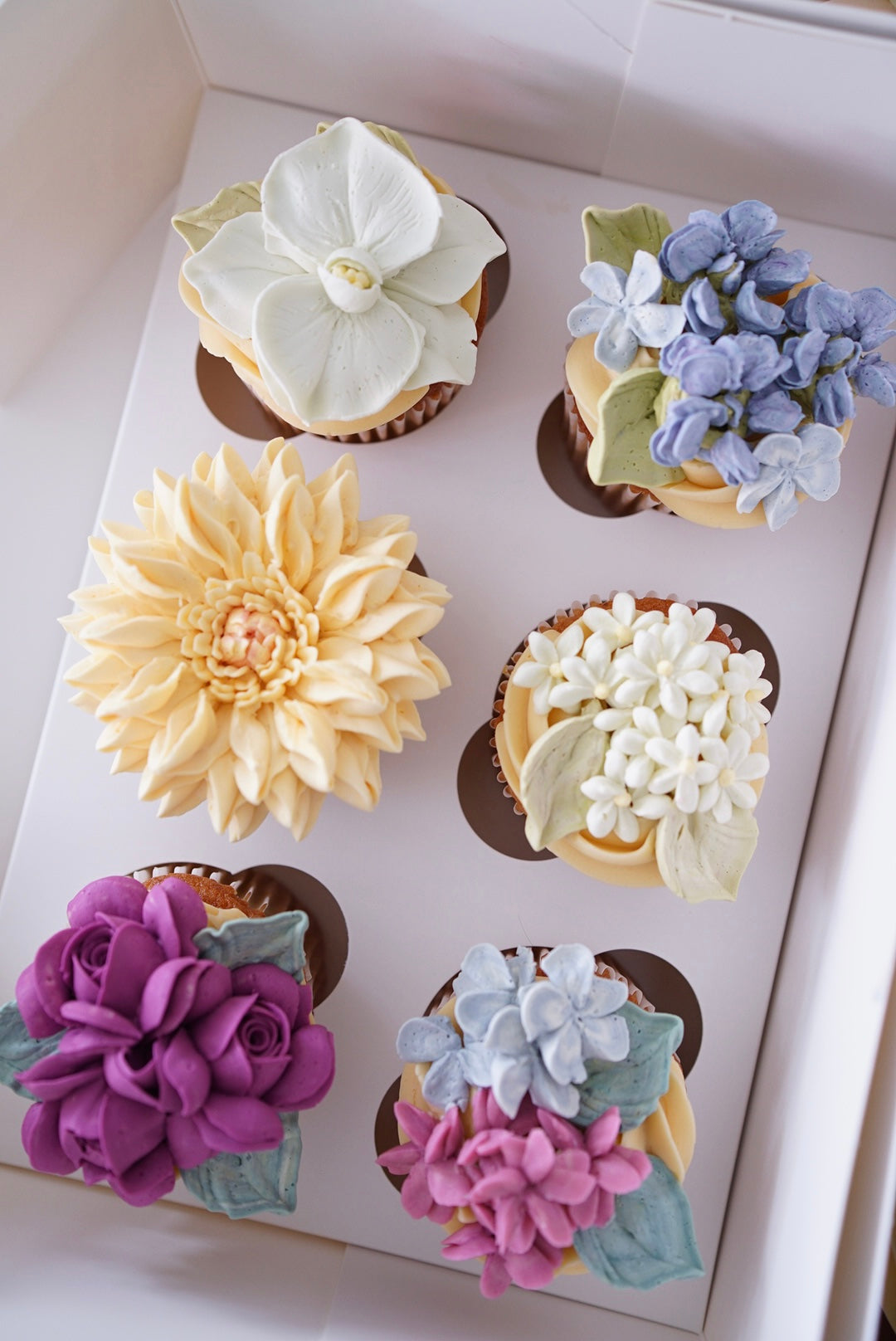 Premium floral cupcakes