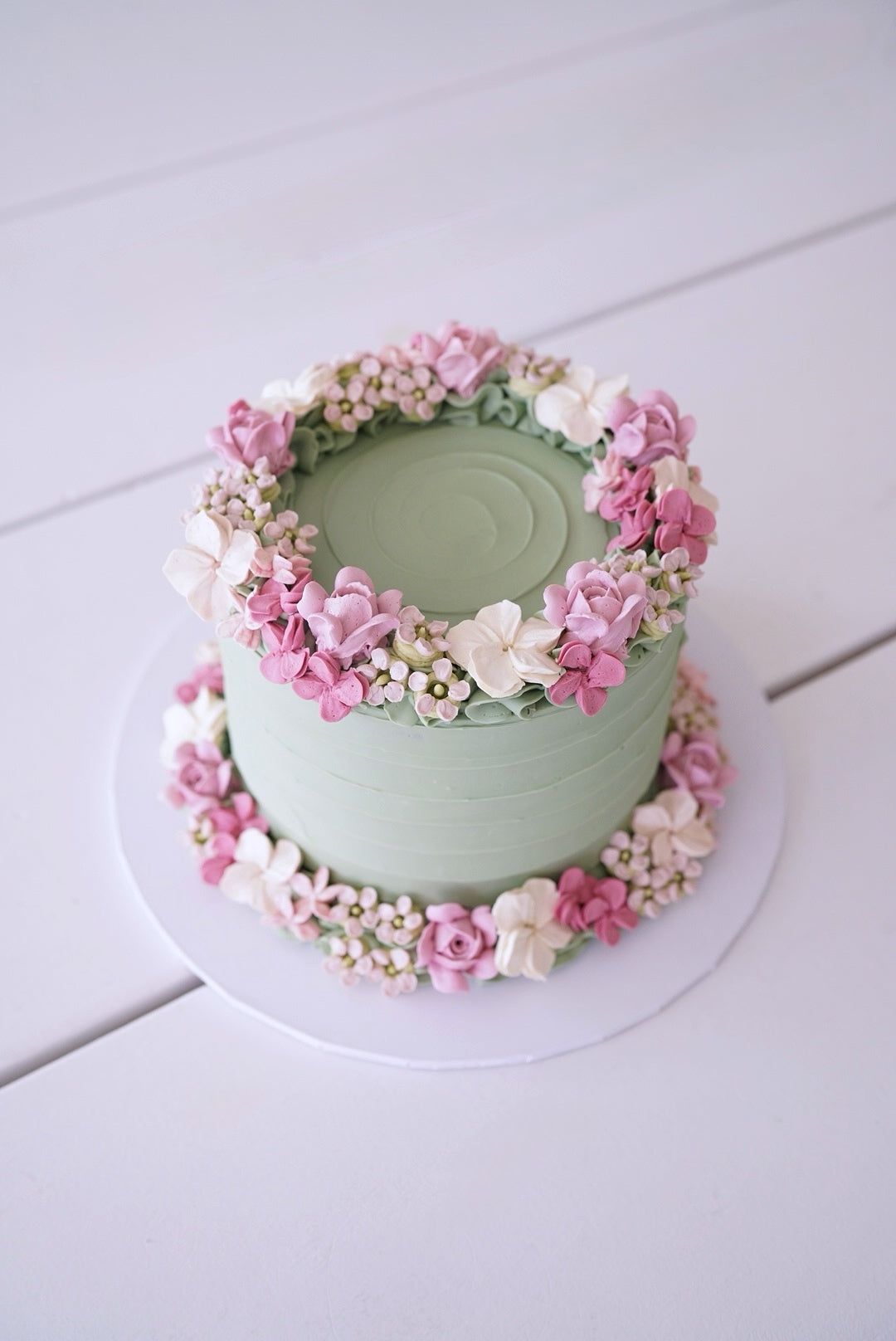 Floral Wreath Cake