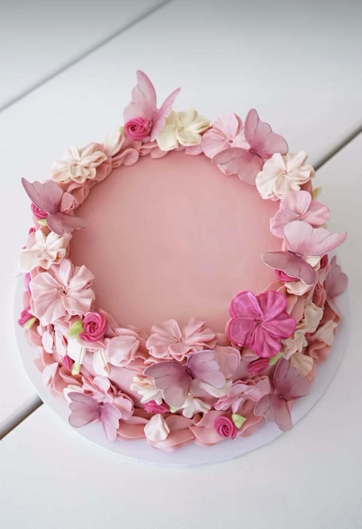 Fairy garden cake