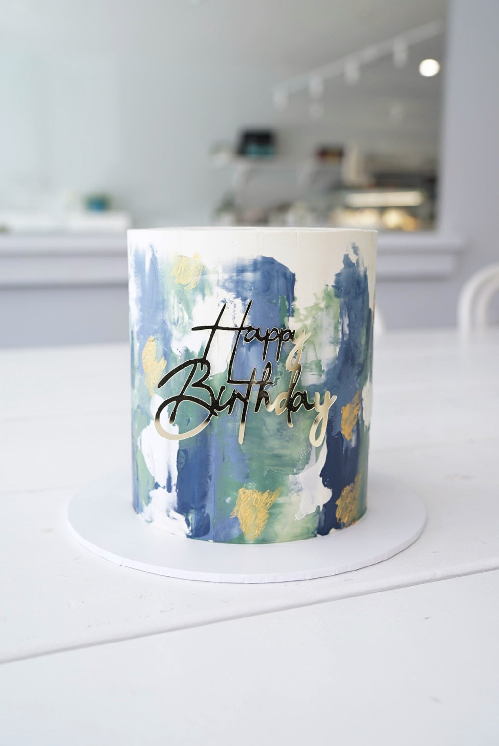 Abstract Canvas Cake (Tall Cake)