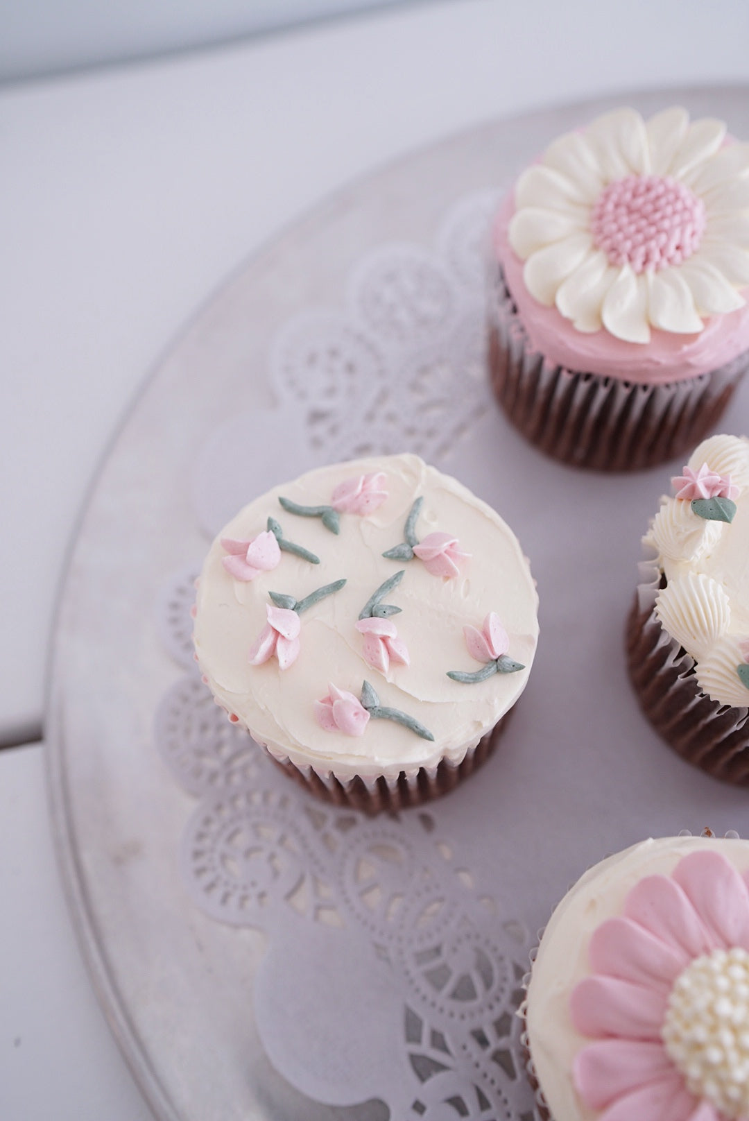Pink Floral Cupcakes - Private Workshop