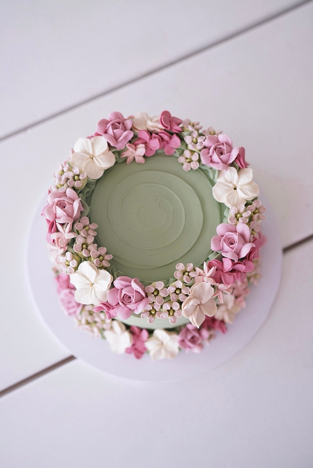Floral Wreath Cake
