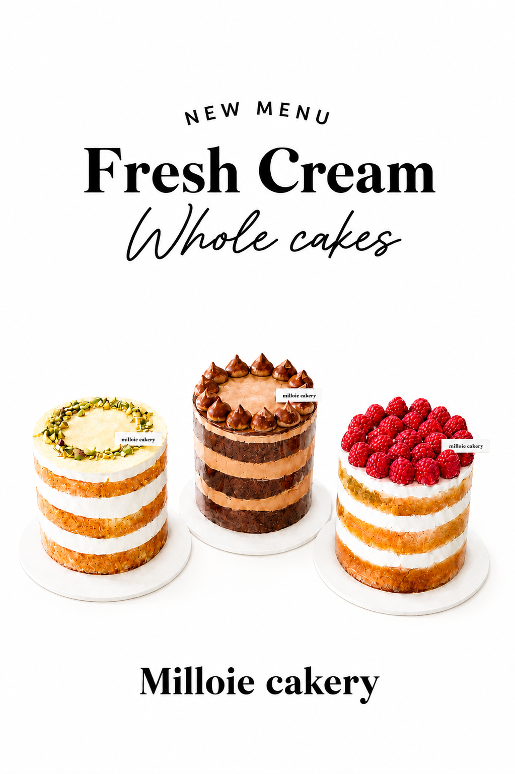 Milloie’s Signature Fresh Cream Cake