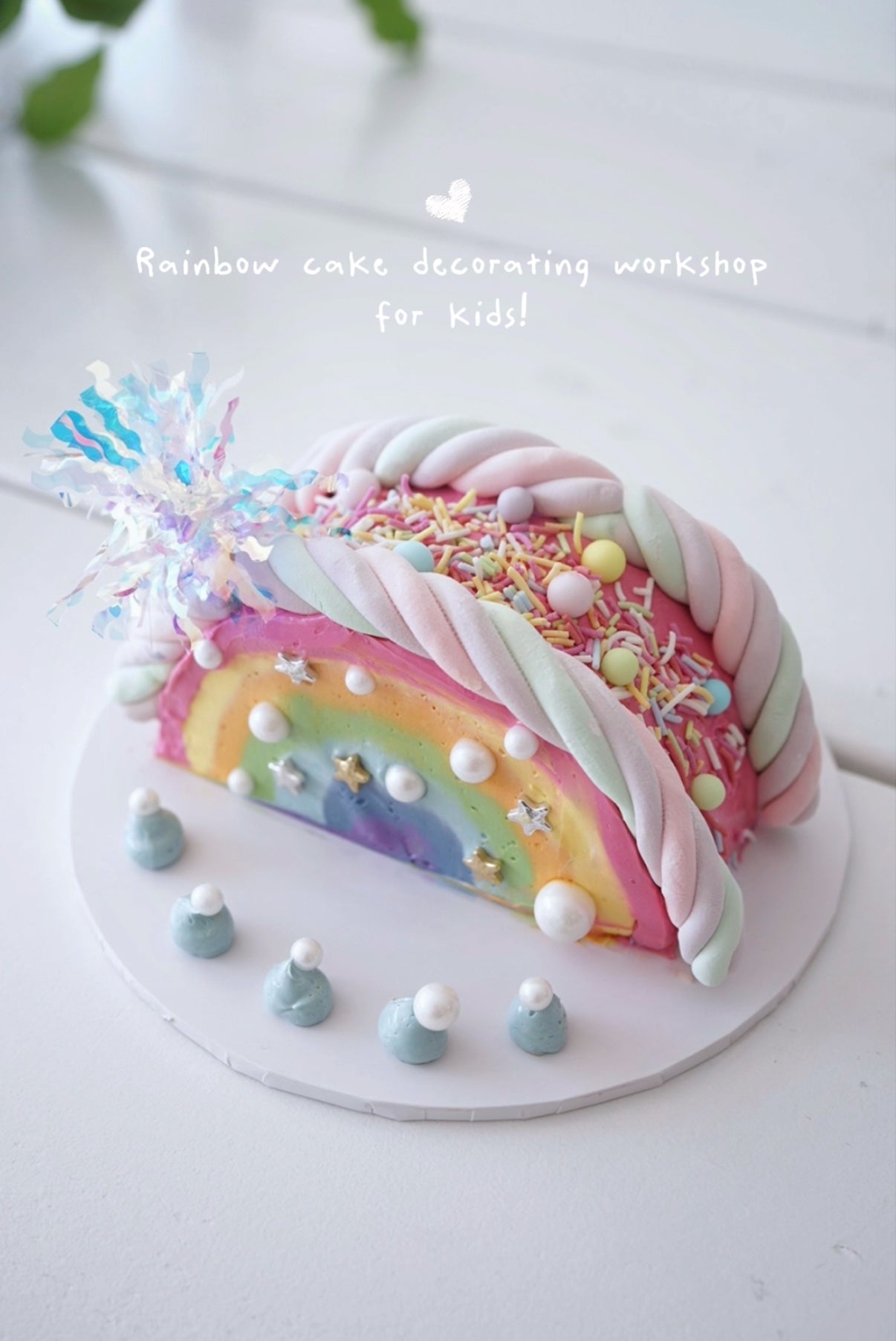 Kids Rainbow Cake Making Workshop